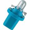 Лампа 12V бесцок. W1,2W с патроном голубым (BAX8.5d) (PHILIPS)