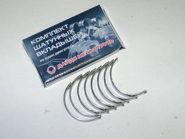 Вкладыши шатунные /М-412/-----0.25 (Дайдо Металл Русь)