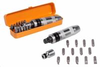 Отвертка ударная с битами-вставками 5/16 15 предметов (AT-IHS-01) (Airline)