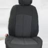 Чехлы на сиденье /Nissan X-Trail/ с 2015 г. Жаккард черный (разд. зад. спинка) (TREND NEW)