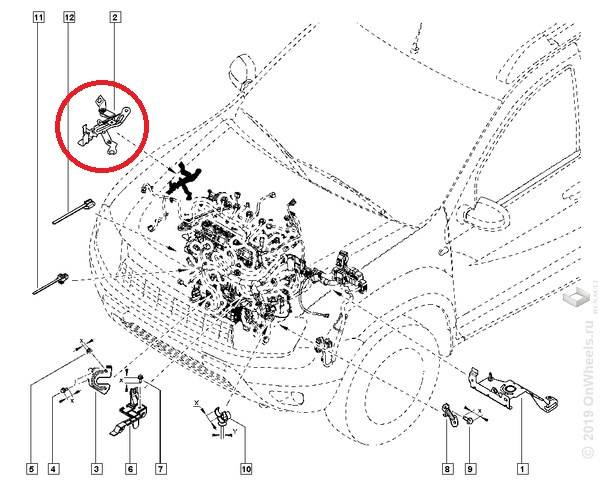 Кронштейн расшир. бачка Renault Duster/Duster II