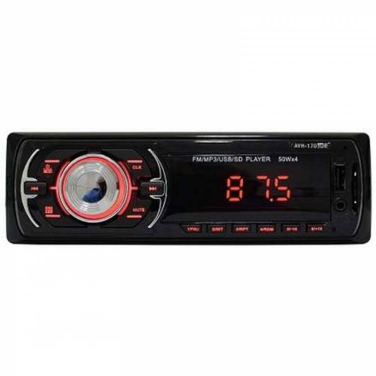 ACES Проигрыватель AVH-1701UR MP3, USB, SD, AUX, 1RCA без привода 4х50Вт (1DIN)