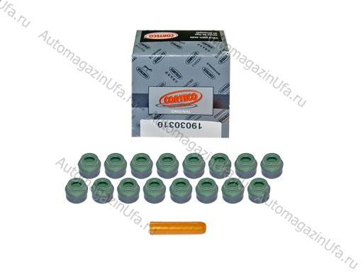 Колпачки маслосъемные 2110 и мод,2170 Priora СORTECO 16-ти кл 16шт  2112-1007026