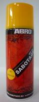 Краска-спрей Sabotage 25 Желтый 400мл (ABRO)