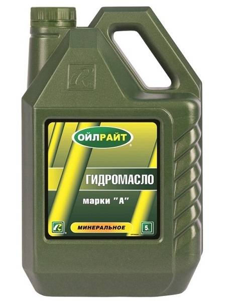 Масло гидравлическое марки "А" минеральное (5л)