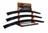 Дефлекторы дверей (ветровики) УАЗ Patriot клеящиеся Voron glass (15) (Azard)