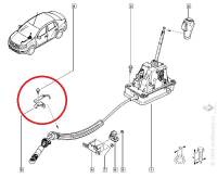 Кронштейн троса перекл. передач Renault Logan II Sandero II Duster Kaptur Кронштейн троса перекл. передач Renault Logan II Sandero II Duster Kaptur