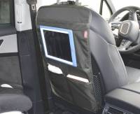 Органайзер на спинку сиденья 3 кармана (оксфорд 600, черный) (Tplus)