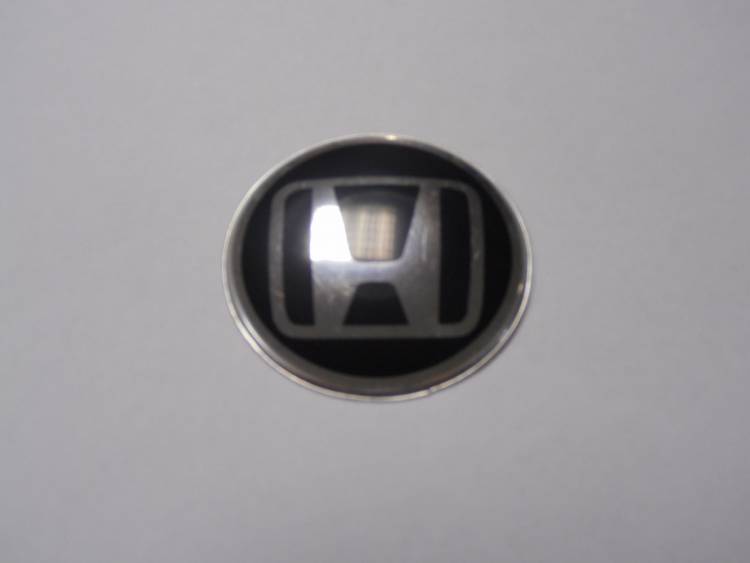 Наклейка "HONDA" на автомобильные колпаки, диски (диаметр 55мм.) компл. 4шт.
