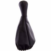 Ручка КПП /2108-99/ иск. кожа с чехлом+рамка, черная (SKYWAY)