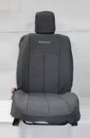 Чехлы на сиденье /Renault Duster/ 2011-2014 г. Жаккард серый (разд. зад. спинка) (TREND NEW)