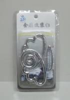 Наклейка вокруг эмблемы Ангел хром металл (No name)