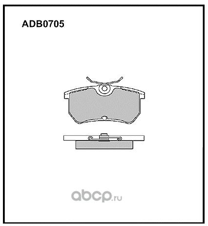 Колодка торм. Ford Focus Fiesta V задн.