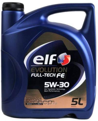 Масло моторное ELF EVOLUTION Full-Tech FE 5W30 C3/C4 (5л.) синт. (бенз., диз.)