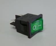 Переключатель 2-позиционный прямоугольный, MINI цвет в ассортименте (4 ножки)