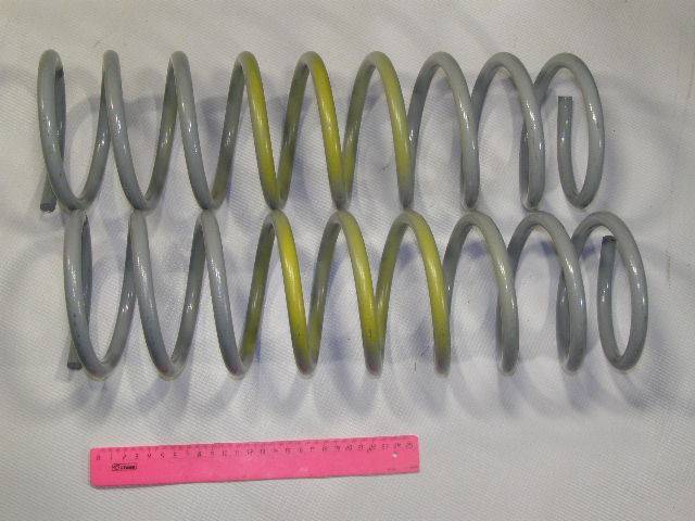 Пружина задн. ВАЗ 2101-07 (2шт) желт./зелен. (класс А) (АвтоВАЗ)