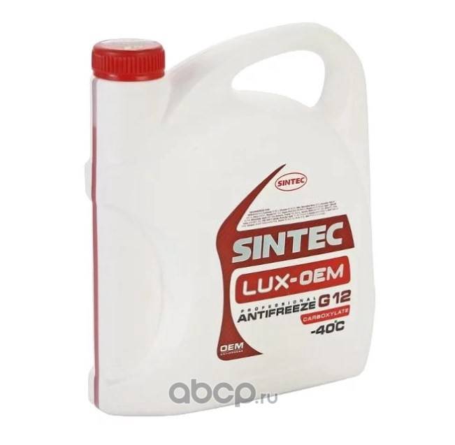 Антифриз Sintec "LUX -40" G-12 (3 кг.) красный