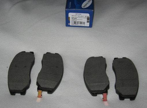 Колодки тормозные передние Chevrolet Captiva SP1204 (SANGSIN)