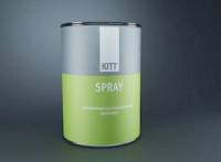 Шпатлевка Kitt Spray 1,2 кг. напыляемая