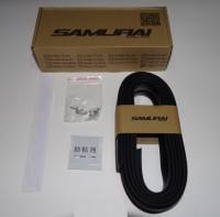 Молдинг бампера нижний универсальный (губа) Samurai 5х266см черный