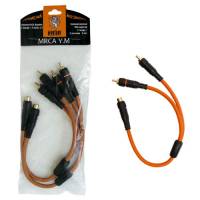 MYSTERY Кабель RCA, двойной экран, Y-адаптер, пара MRCA Y.M.