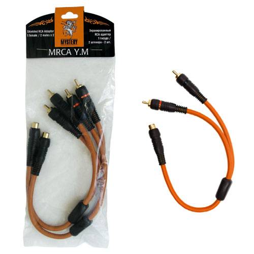 MYSTERY Кабель RCA, двойной экран, Y-адаптер, пара MRCA Y.M.