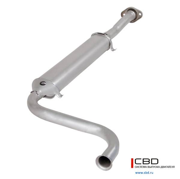 Резонатор /21082-15/ инж. под катализ. (короткий) (CBD)