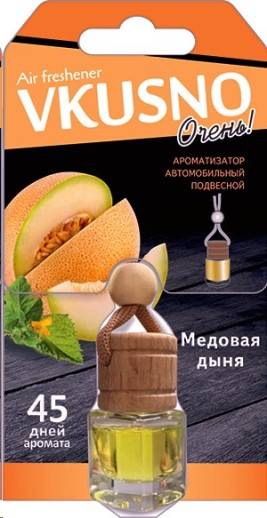 Ароматизатор подвесной "БОЧОНОК Freshco Vkusno" Дыня