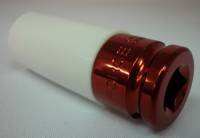 Головка торц. ударная для шиномонтажа 1/2" 21мм с пласт. покрытием (Force)