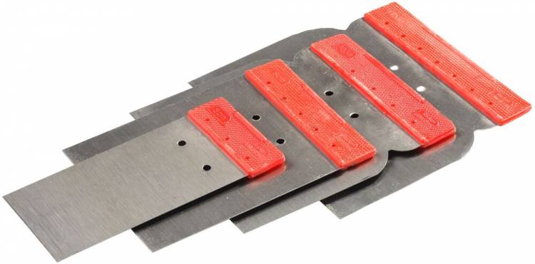 Шпатели поверхностные /набор 4 шт./ стальные (STAYER)