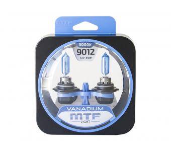 Лампа автомобильная MTF HIR2 12V 55W (9012) Vanadium 5000K 2шт