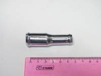 Трубка соединитель для патрубков прямая с перех. D18х14 L= 62 мм (металл)