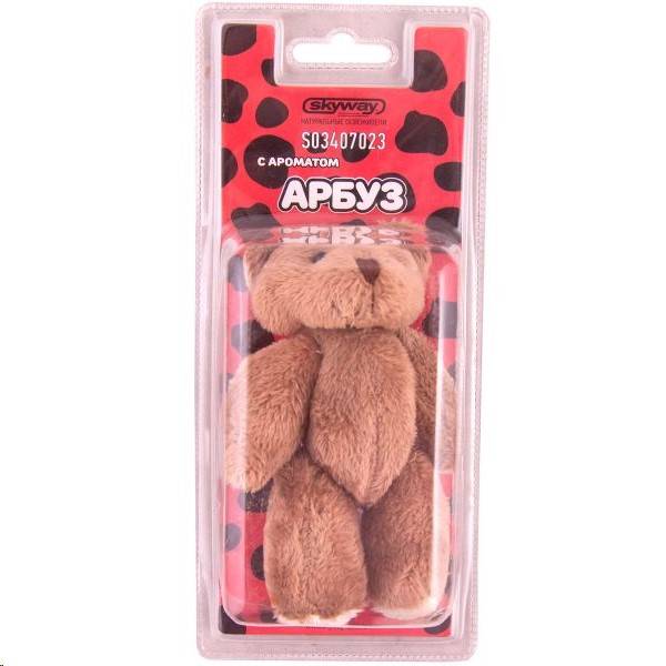 Ароматизатор-подвесной игрушка Медвежонок Арбуз (SKYWAY)