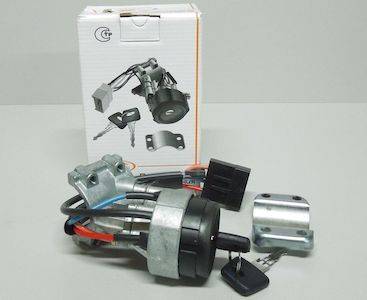 Замок зажигания ВАЗ 1118 Калина без личинок двери (С ЧИПОМ) NOKS 