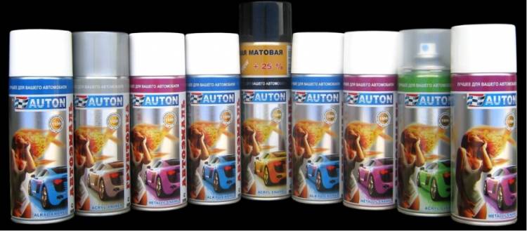 Краска спрей АВТОН акрил. № 245 Золотая Нива металлик 520 мл (AUTON)