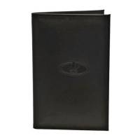 Бумажник автоводителя кожа Lada с тиснением,черный, в коробке