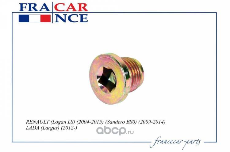 Пробка поддона Renault Logan Sandero Duster (болт) (Francecar)