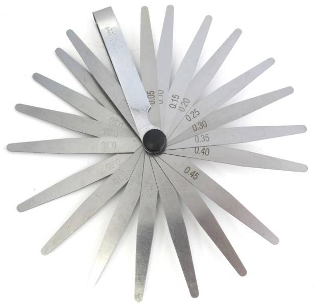Набор щупов для установки зазора №5 20пр. 0.05-1мм 100мм (НПП Орион)
