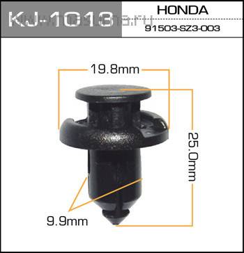 KJ-1013_клипса! Honda Accord 03-07 (Masuma)
