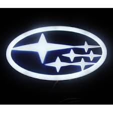 лазерная проекция с логотипом Subaru (насадка на скотч)