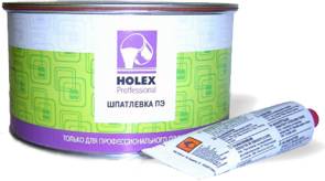 Шпатлевка полиэфирная ПЭ с алюминием 1,8кг (Holex) (10)