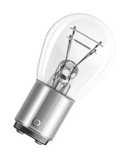 Лампа 12V P21/4W 2-х контакт. (BA15D) (OSRAM) (10/50)