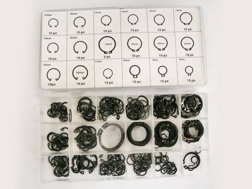 Набор стопорных колец (225шт) (KING COMPANY)