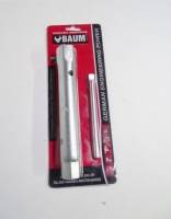 Ключ свечной трубчатый удлинненый 16х21 с воротком (BAUM)