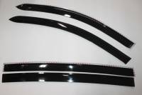 Дефлекторы дверей (ветровики) Renault Sandero I 10-14 клеящиеся (Voin) (Azard)