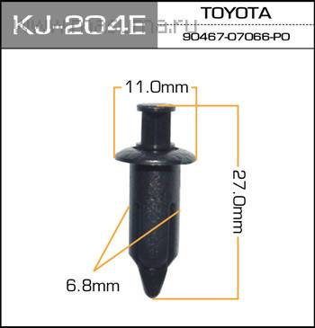 Пистон Mitsubishi Toyota (в уп. 10шт.) (Masuma)