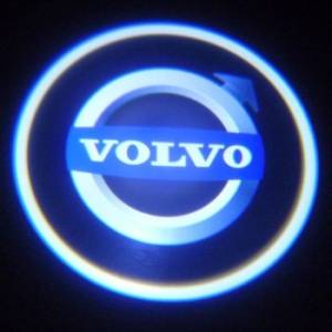 лазерная проекция с логотипом Volvo (насадка на скотч)