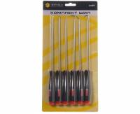 Набор инструментов шило, крючки удлиненные 241.3мм, 6 предметов (Эврика)