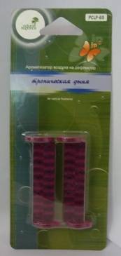 Освежитель (ароматизатор) на дефлектор клипса тропическая дыня (20) (FKVJP)