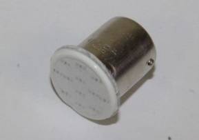 Лампа габарит. 24V R10W G18 1 COB с цок. BA15s красная (Nord Yada)